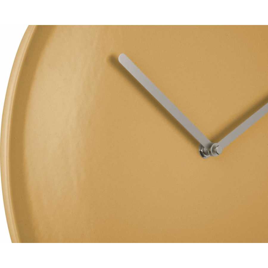 Karlsson Plate Wall Clock Ochre Yellow Naken Interiors